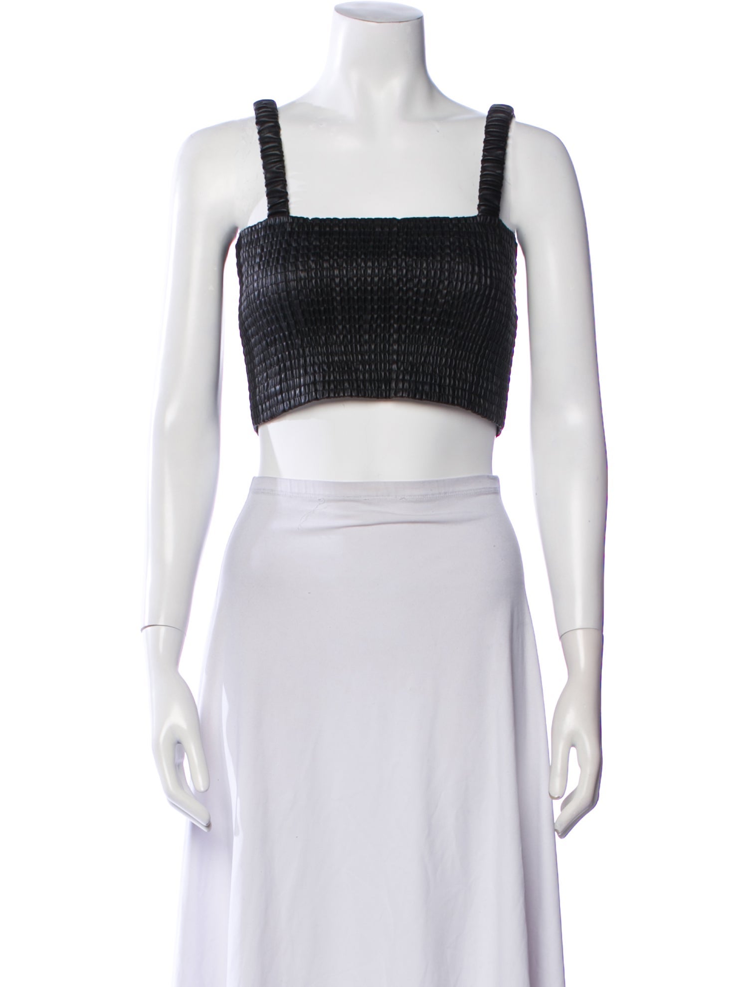 Proenza Schouler Square Neckline Sleeveless Crop Top