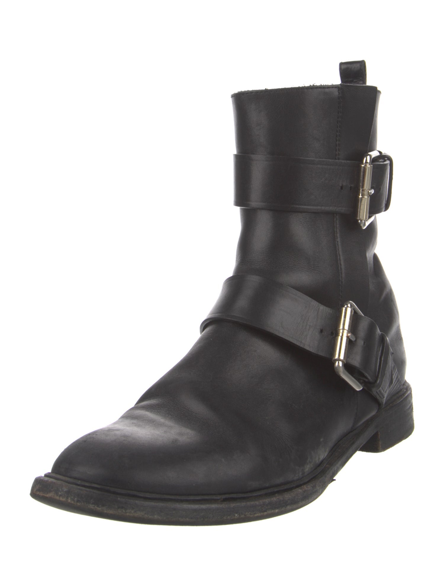 Proenza Schouler Leather Moto Boots