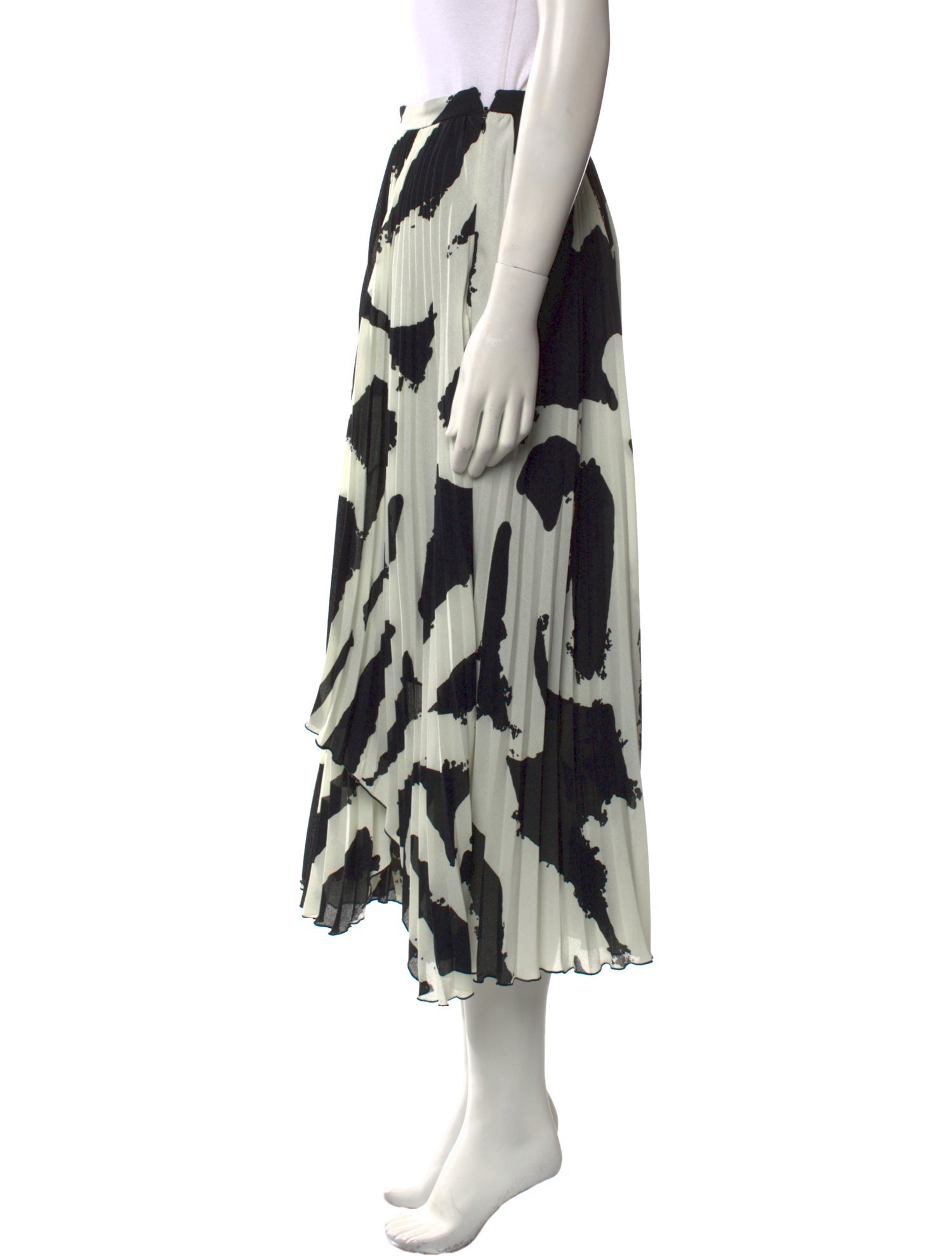 Proenza Schouler Animal Print Midi Length Skirt