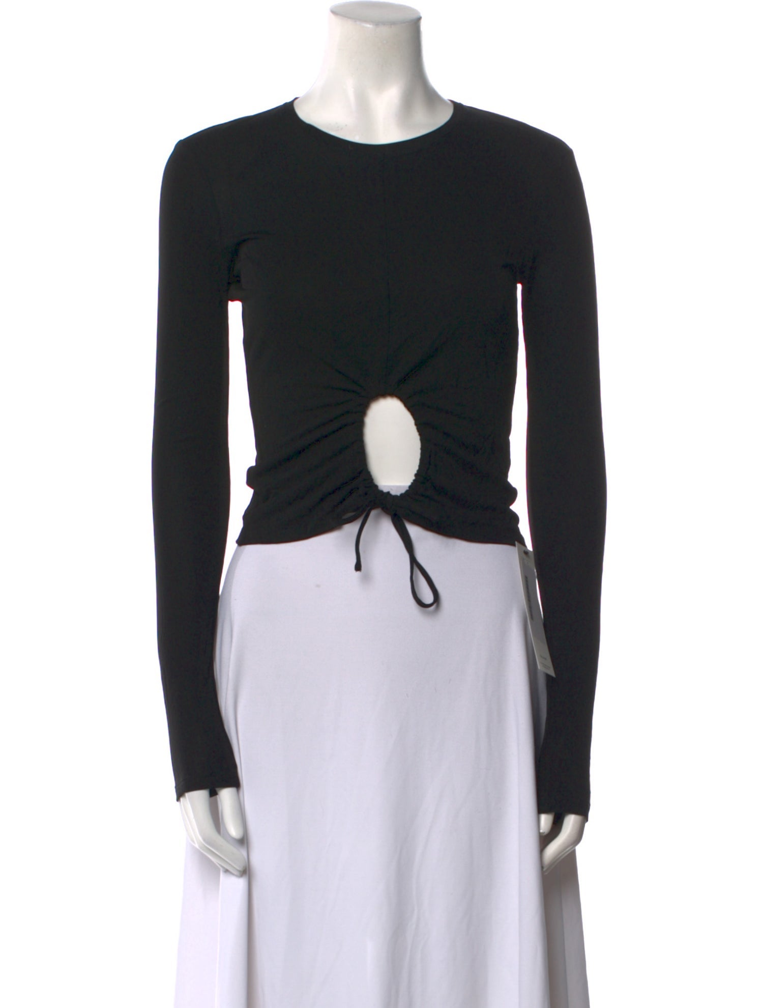 Proenza Schouler Crew Neck Long Sleeve Crop Top w/ Tags