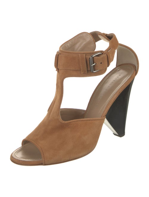 Proenza Schouler Suede T-Strap Sandals