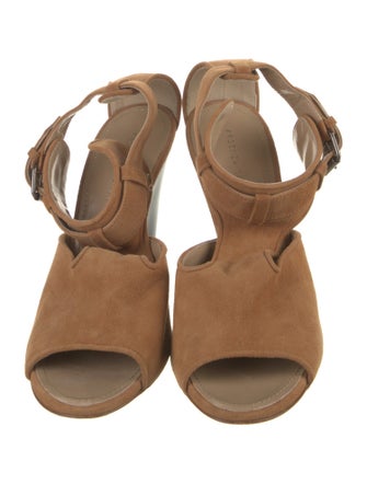 Proenza Schouler Suede T-Strap Sandals