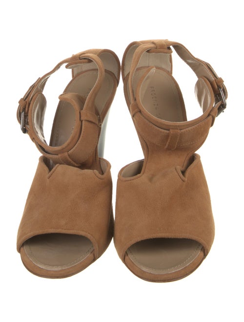 Proenza Schouler Suede T-Strap Sandals