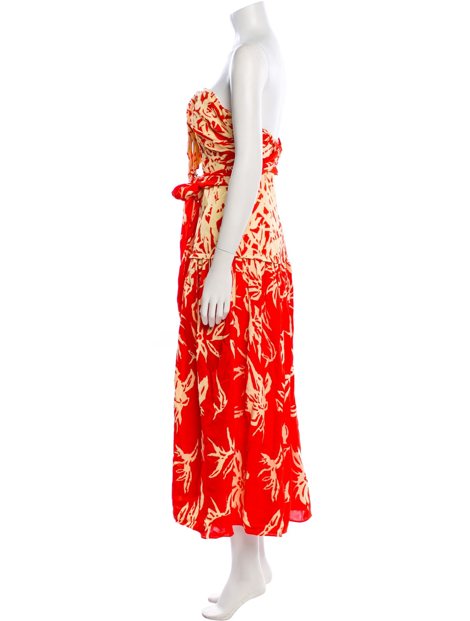 Proenza Schouler Floral Print Knee-Length Dress