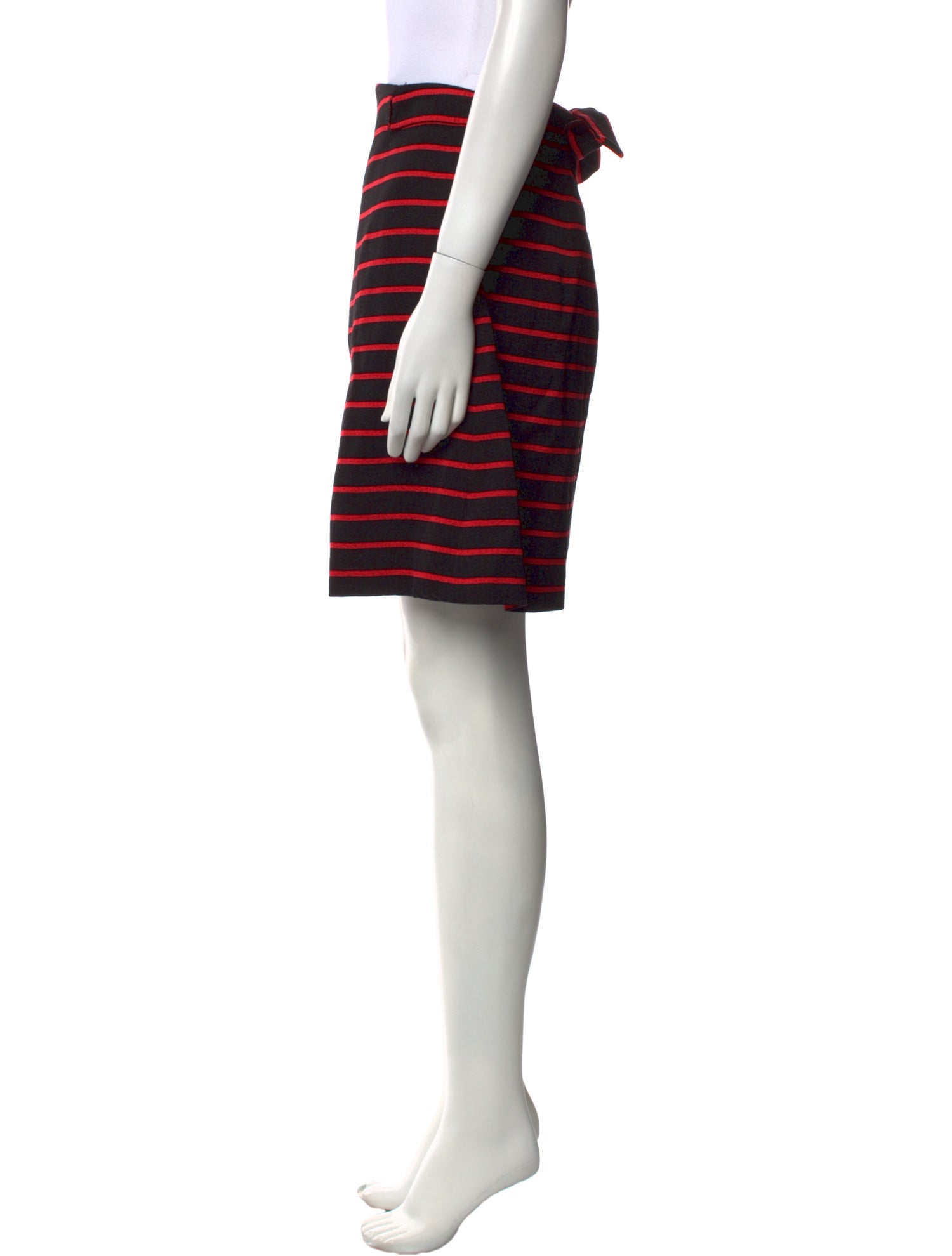 Proenza Schouler Striped Knee-Length Skirt