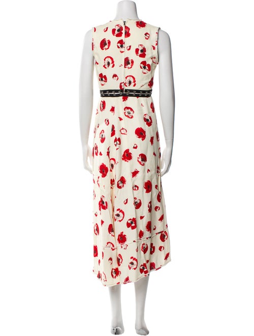 Proenza Schouler Printed Raw-Edge Trim Skirt Set