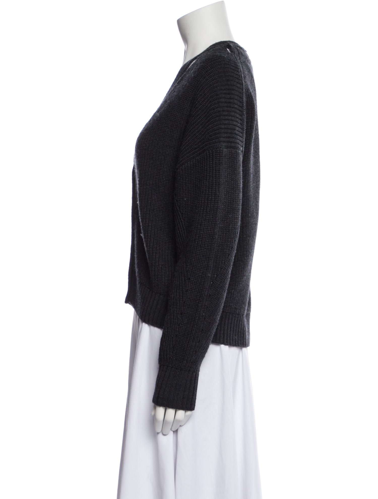 Proenza Schouler White Label Wool V-Neck Sweater