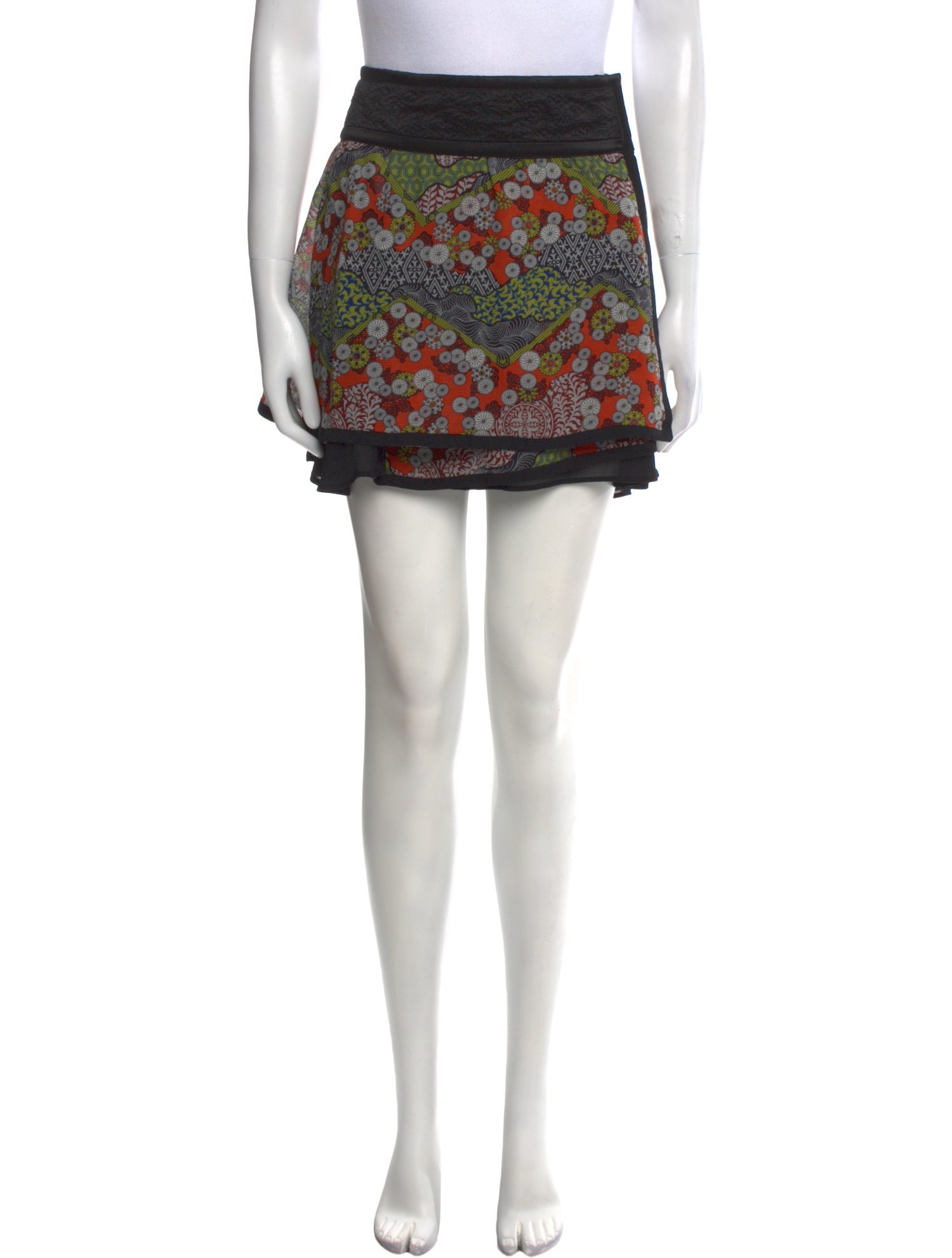 Proenza Schouler Silk Mini Skirt