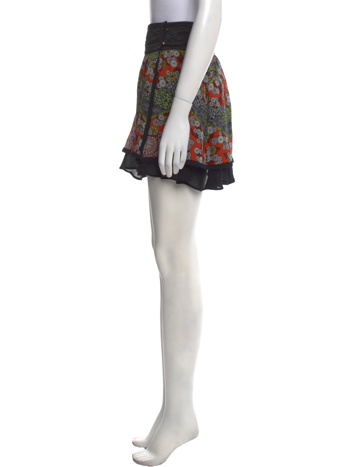 Proenza Schouler Silk Mini Skirt