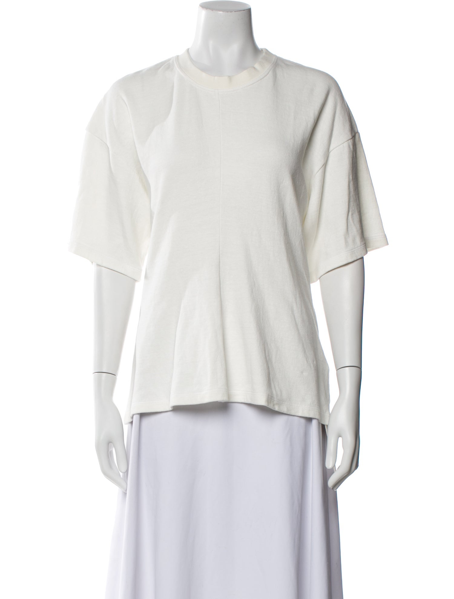 Proenza Schouler Crew Neck Three-Quarter Sleeve T-Shirt w/ Tags