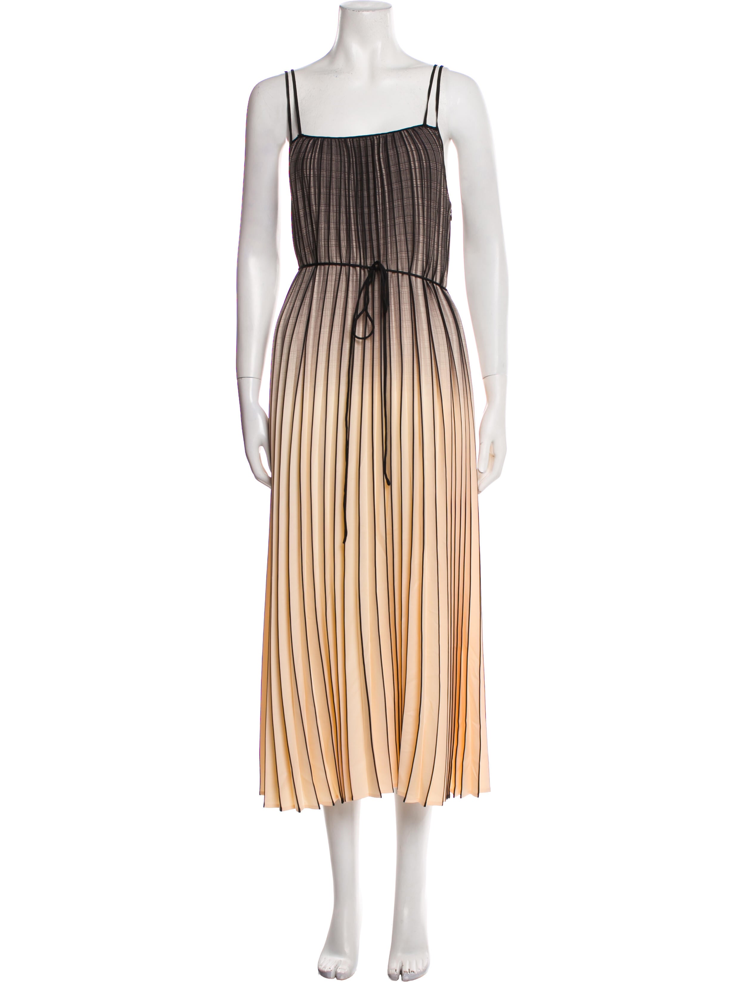 Proenza Schouler Striped Long Dress