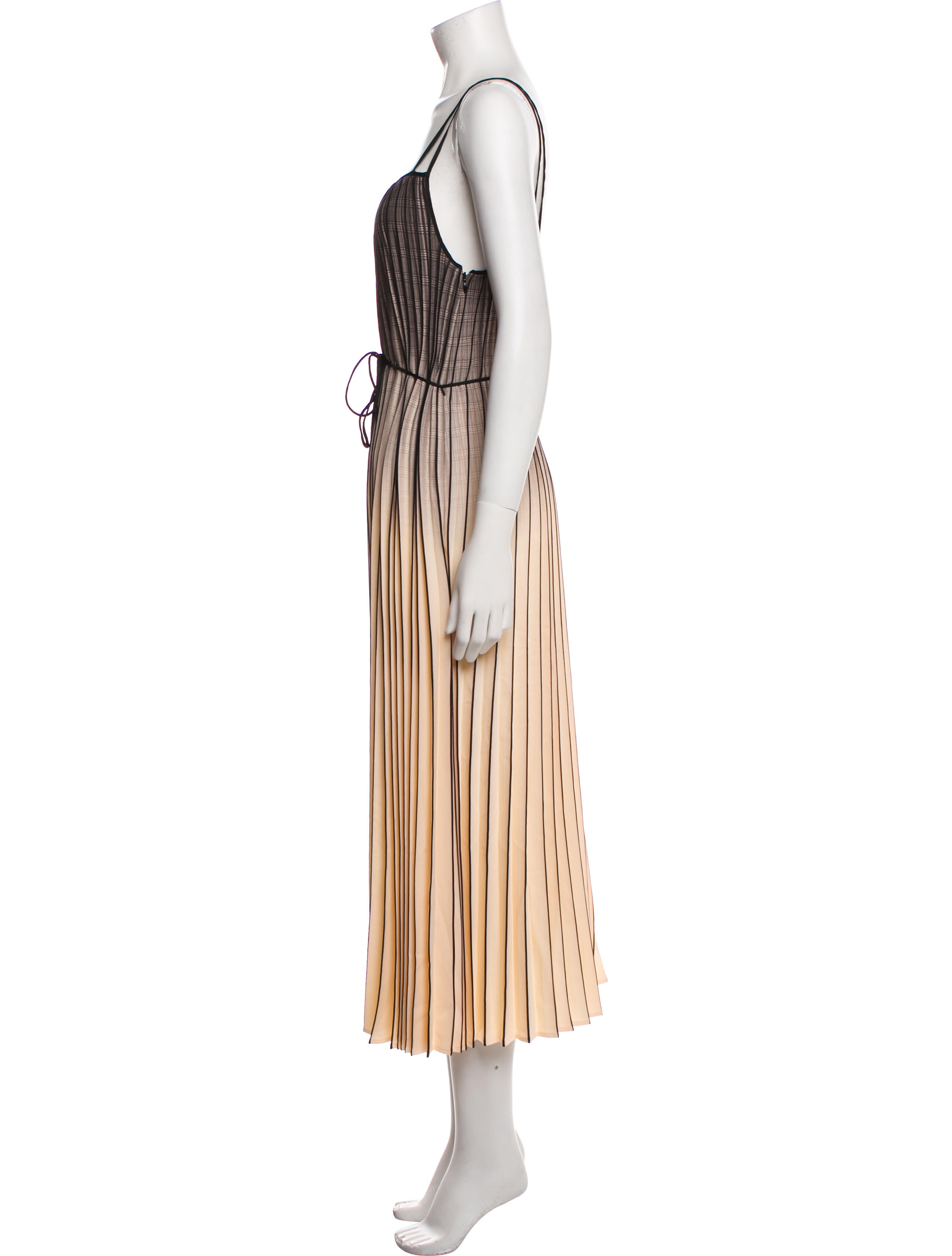 Proenza Schouler Striped Long Dress