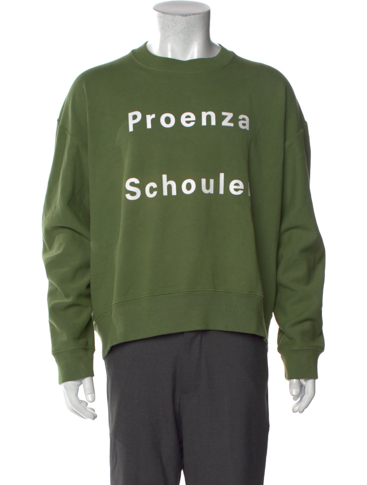 Proenza Schouler Graphic Print Crew Neck Pullover