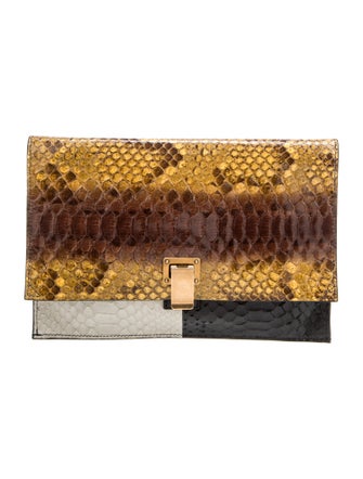 Proenza Schouler Python Clutch