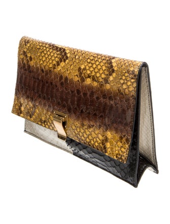 Proenza Schouler Python Clutch