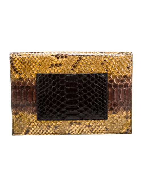Proenza Schouler Python Clutch