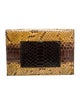 Proenza Schouler Python Clutch