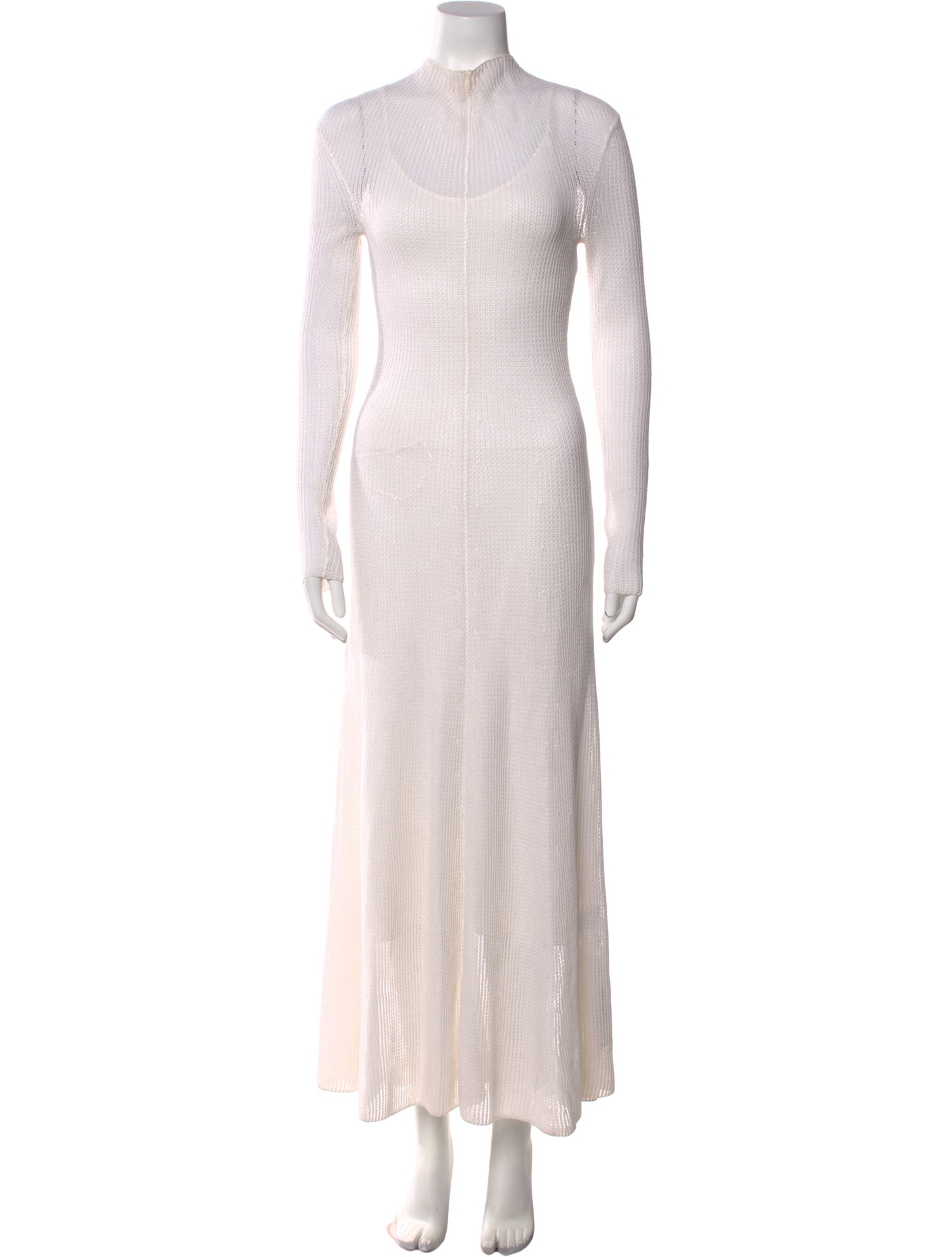 Proenza Schouler Mock Neck Long Dress