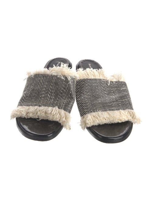 Proenza Schouler Fringe Trim Accent Slides