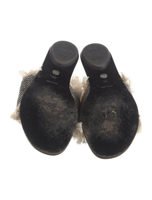 Proenza Schouler Fringe Trim Accent Slides