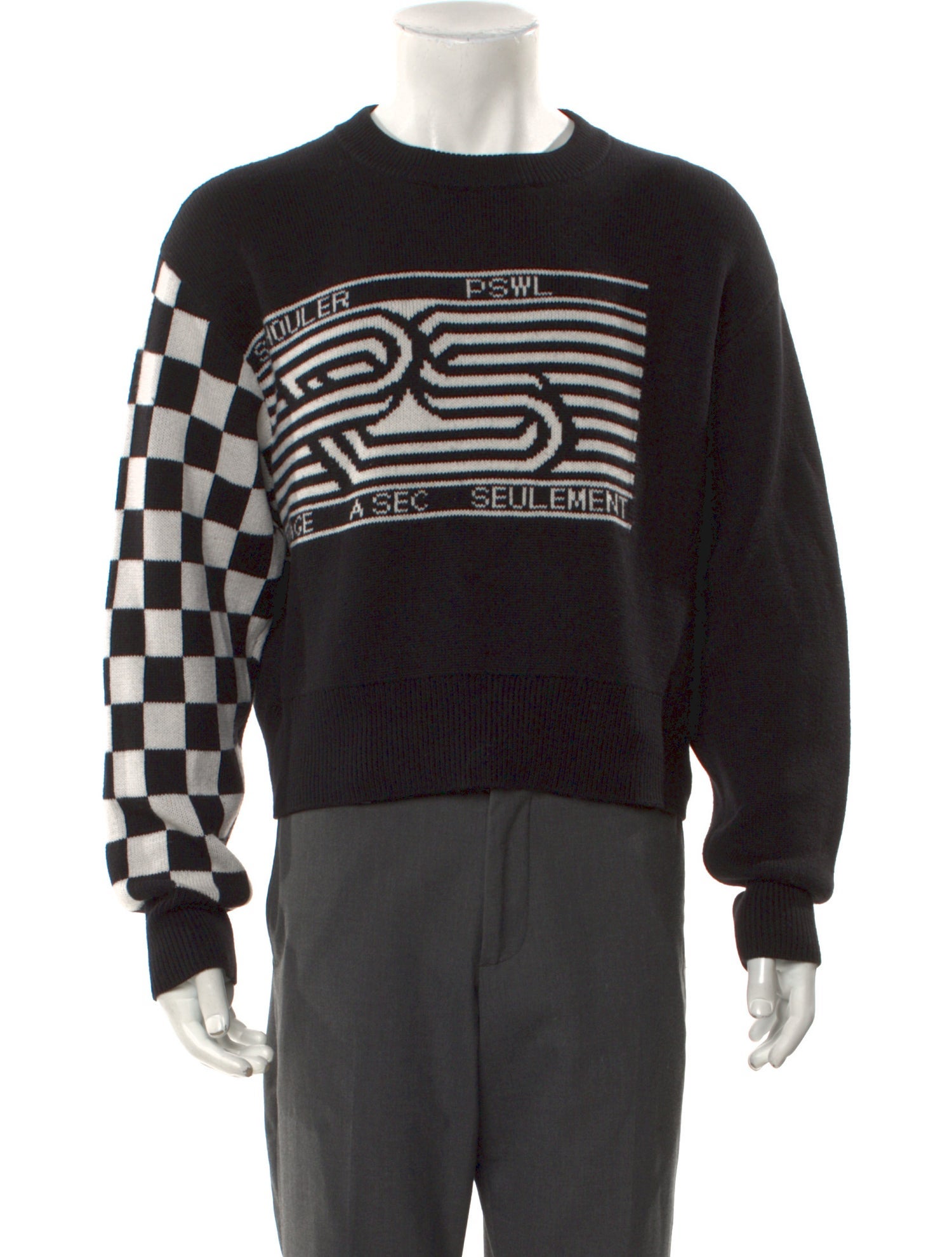 Proenza Schouler Graphic Print Crew Neck Pullover