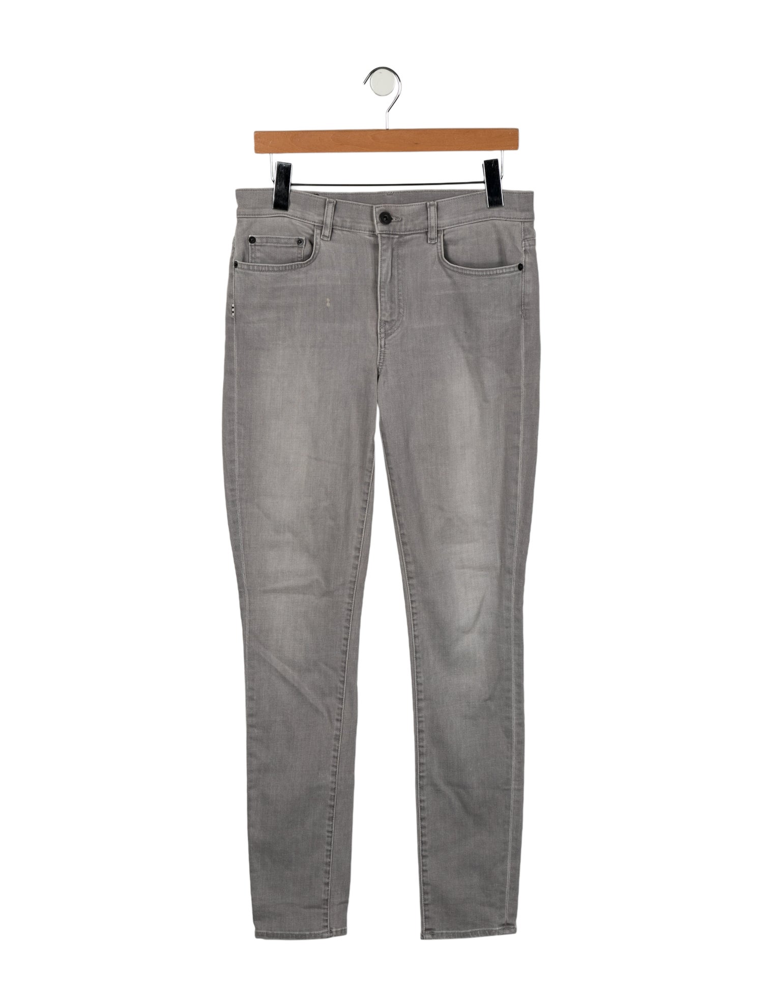 Proenza Schouler Mid-Rise Straight Leg Jeans