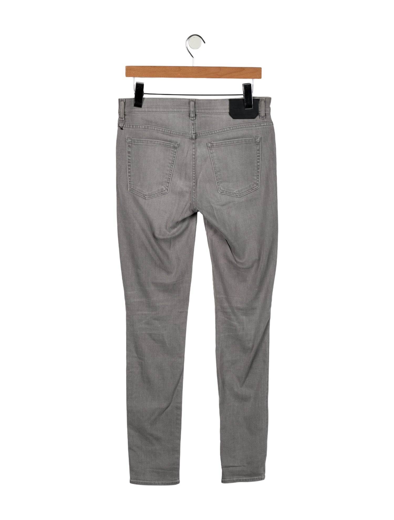 Proenza Schouler Mid-Rise Straight Leg Jeans