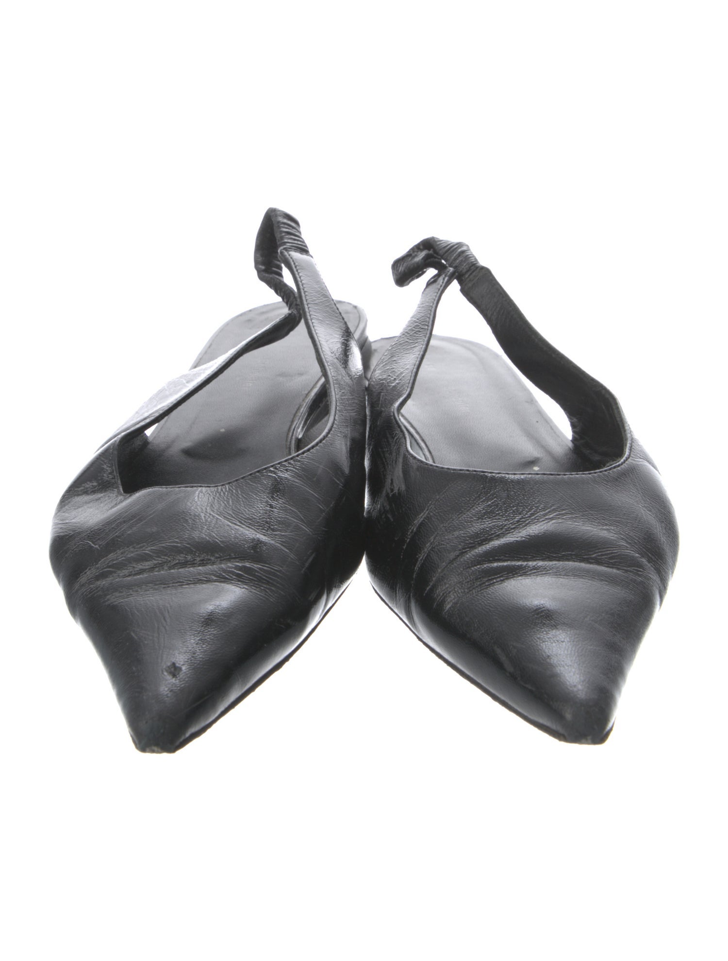 Proenza Schouler Leather Slingback Flats