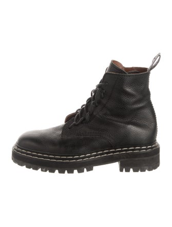 Proenza Schouler Leather Combat Boots