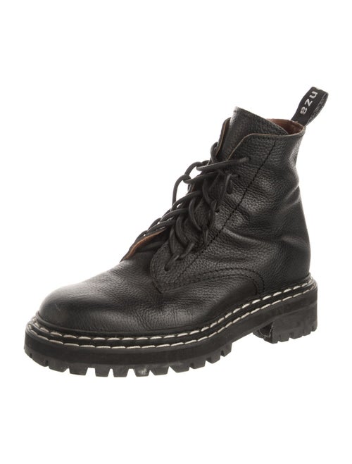 Proenza Schouler Leather Combat Boots