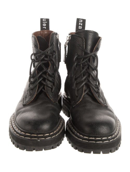 Proenza Schouler Leather Combat Boots