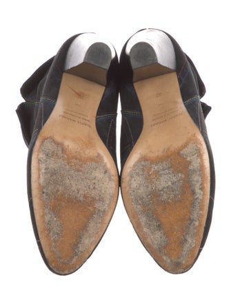 Proenza Schouler Suede Embroidered Accent Boots