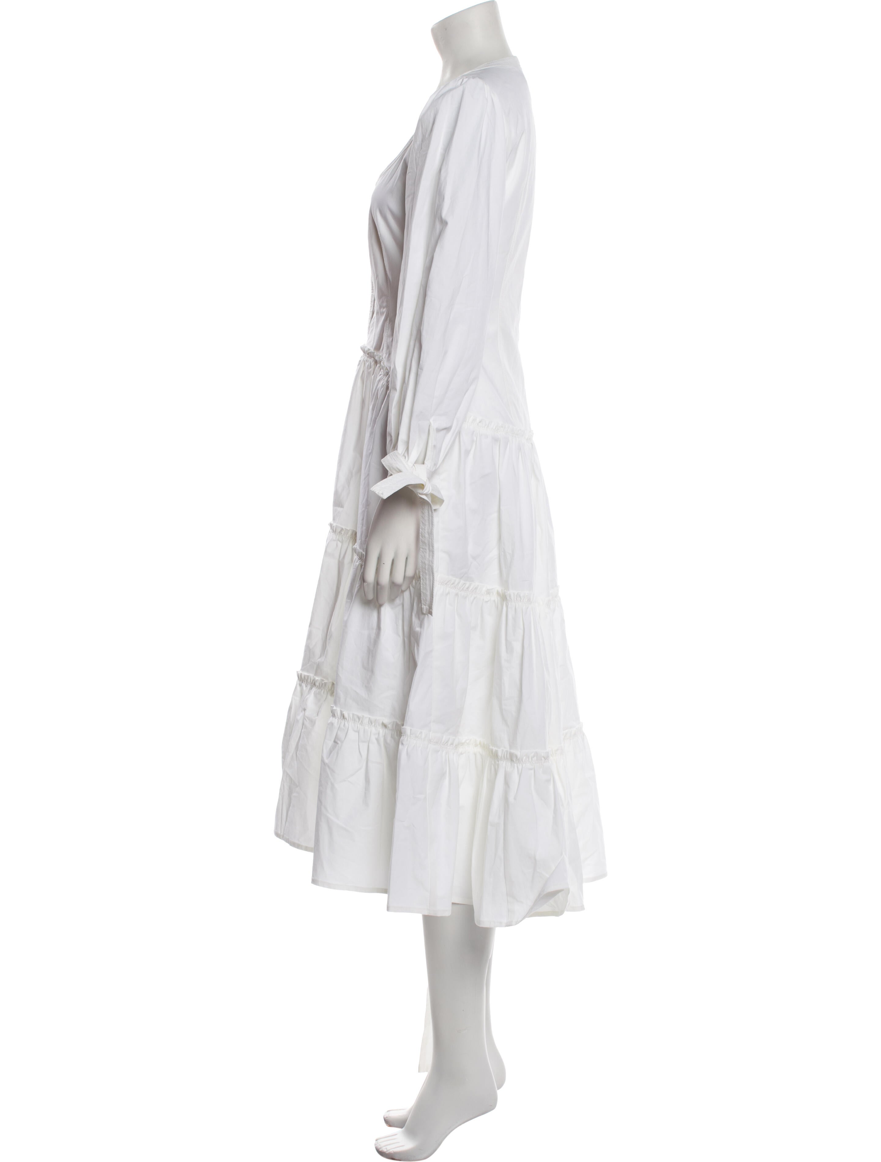 Proenza Schouler Square Neckline Midi Length Dress w/ Tags