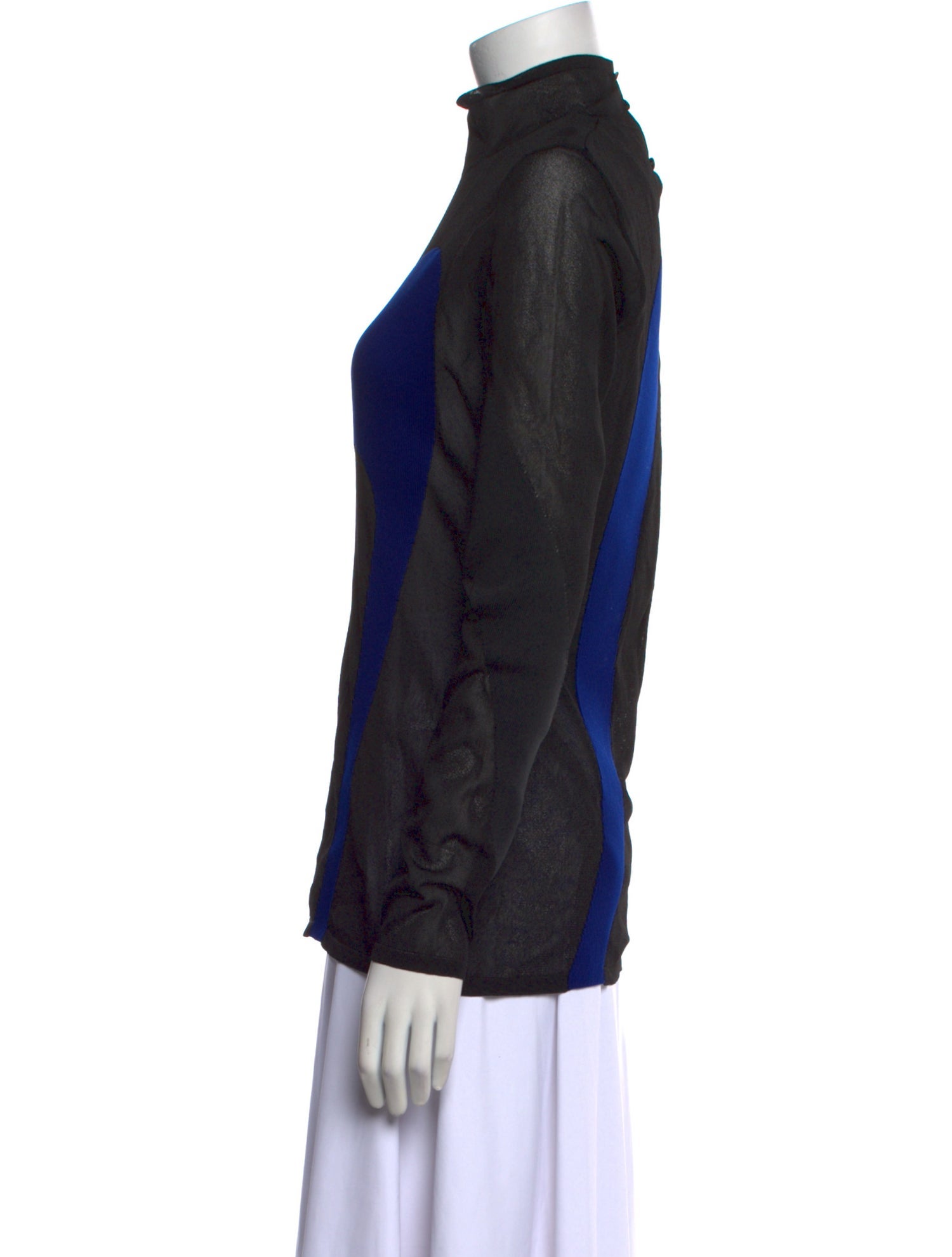 Proenza Schouler Printed Turtleneck Top