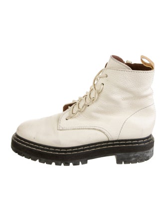 Proenza Schouler Leather Combat Boots
