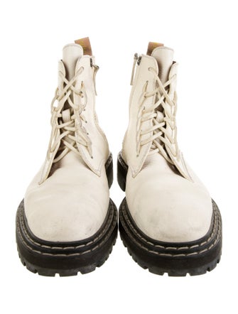 Proenza Schouler Leather Combat Boots