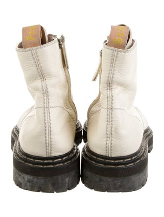 Proenza Schouler Leather Combat Boots
