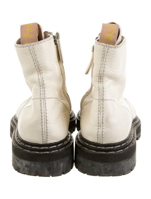Proenza Schouler Leather Combat Boots