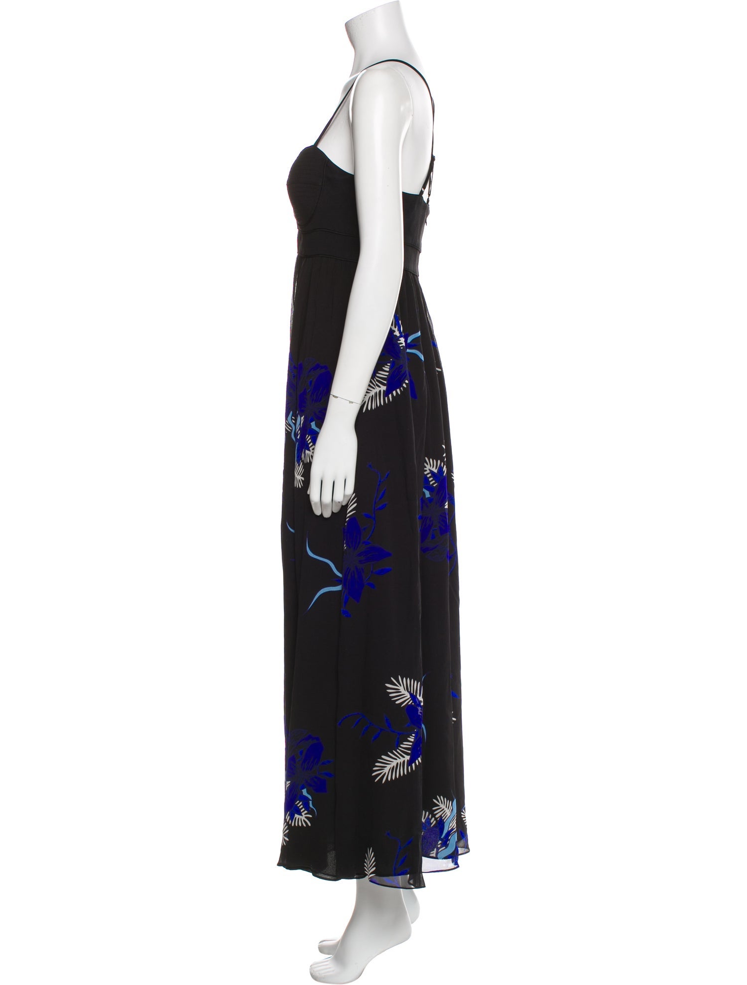 Proenza Schouler Floral Print Long Dress