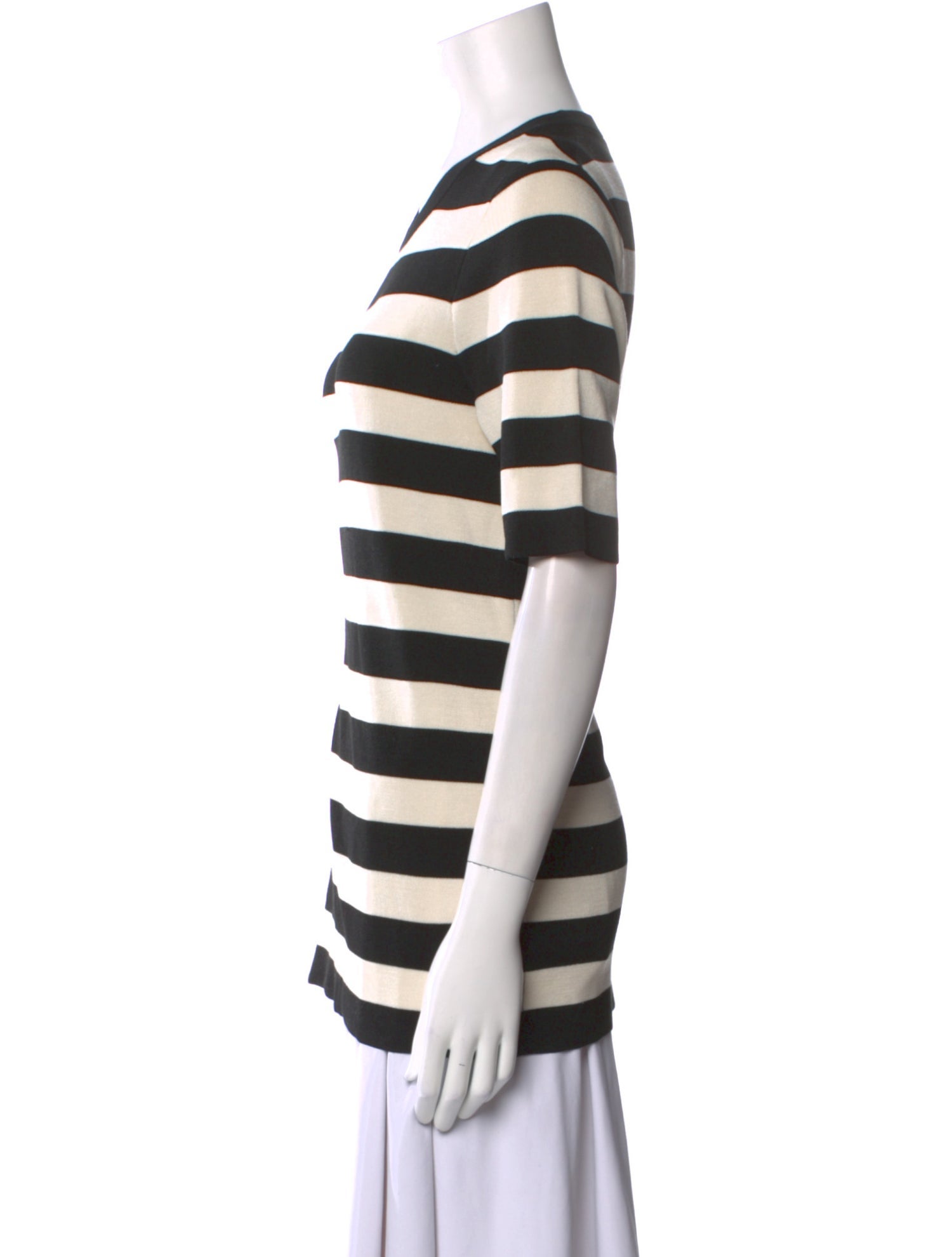 Proenza Schouler Striped Crew Neck T-Shirt