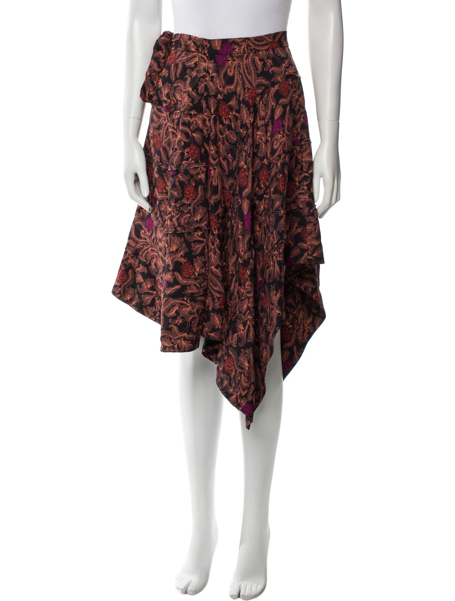 Proenza Schouler Printed Midi Length Skirt