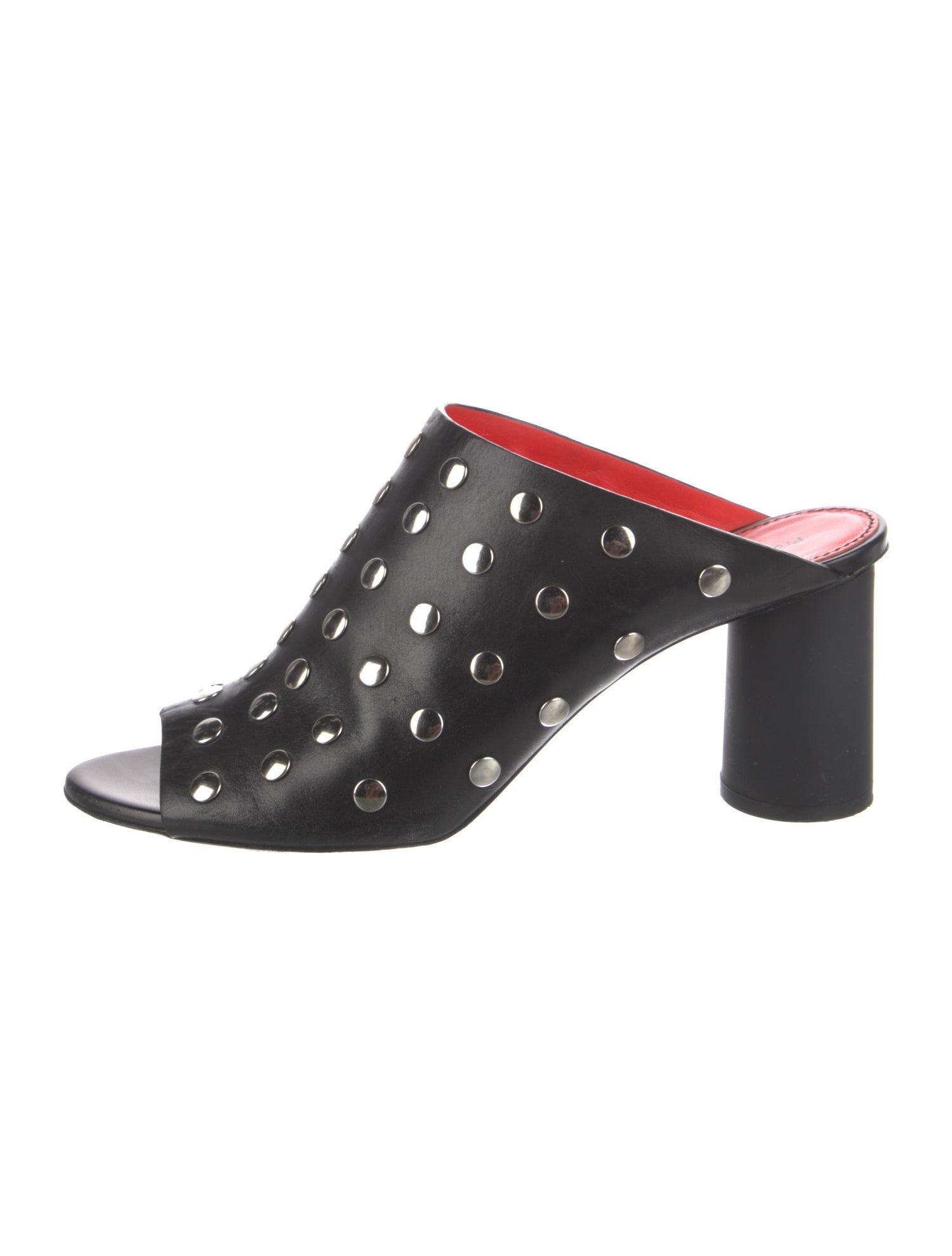 Proenza Schouler Leather Studded Accents Slides