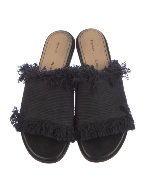 Proenza Schouler Fringe Trim Accent Slides