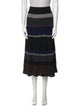 Proenza Schouler Striped Midi Length Skirt