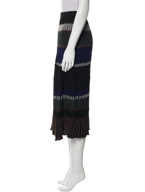 Proenza Schouler Striped Midi Length Skirt
