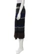Proenza Schouler Striped Midi Length Skirt