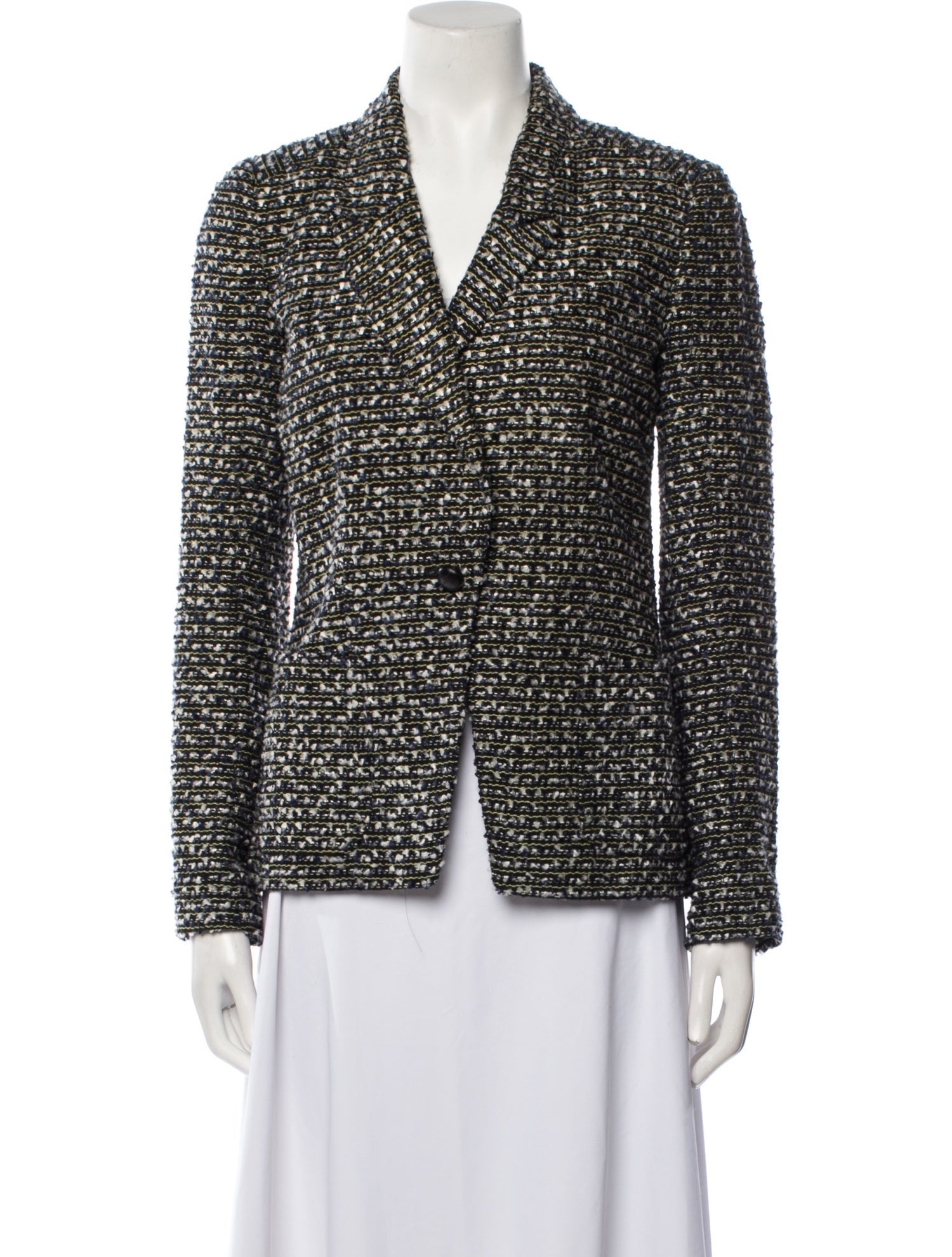 Proenza Schouler Tweed Pattern Blazer