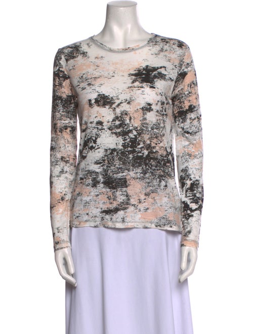 Proenza Schouler Printed Crew Neck Top