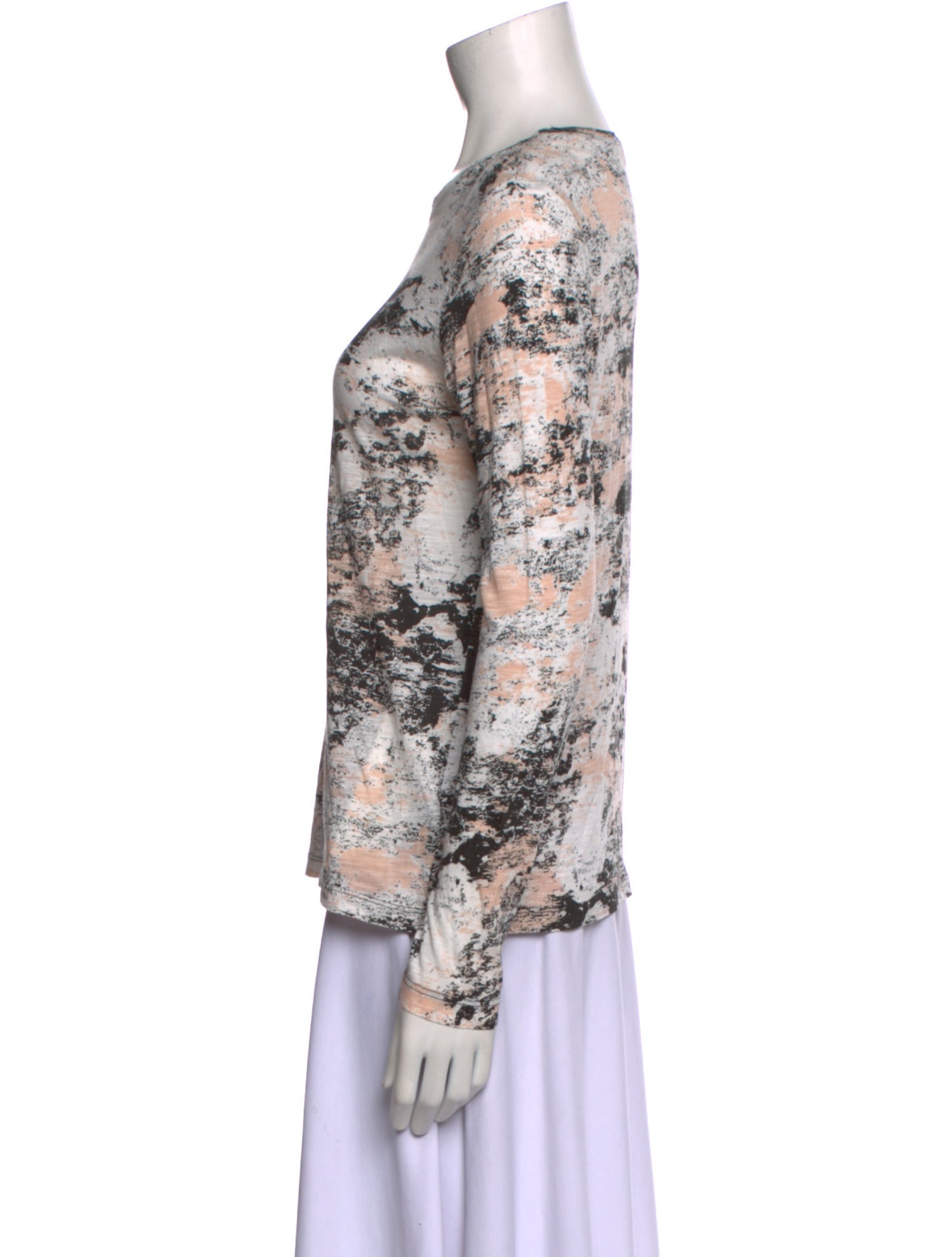 Proenza Schouler Printed Crew Neck Top