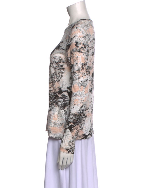 Proenza Schouler Printed Crew Neck Top
